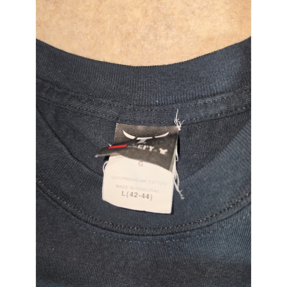 Hanes Beefy-T Mens Large Pittsburgh Makes Me Smile Graphic‎ T-Shirt Black L - Picture 3 of 6